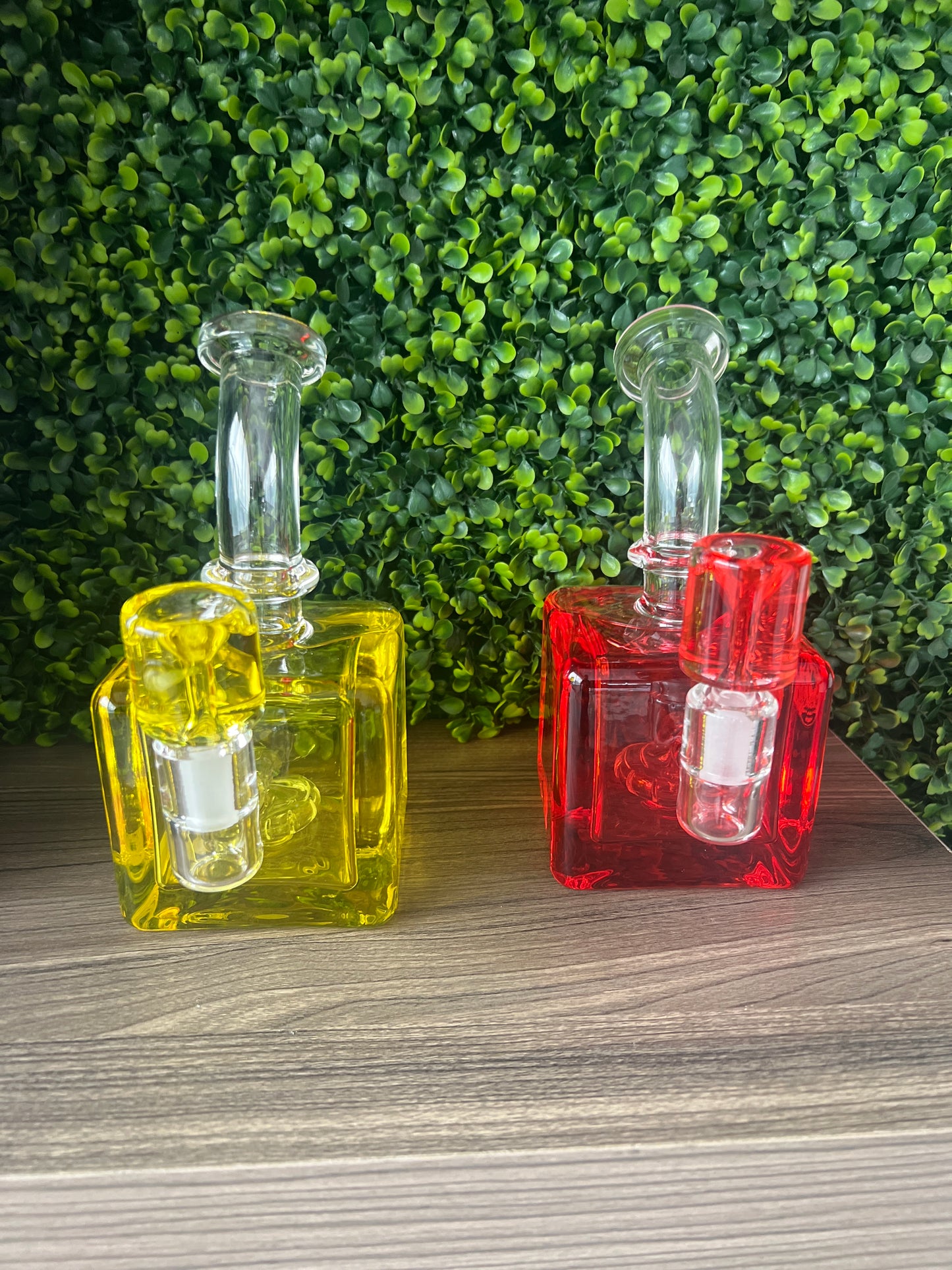 7" LIQUID SQUARED THICK WATERPIPE CC