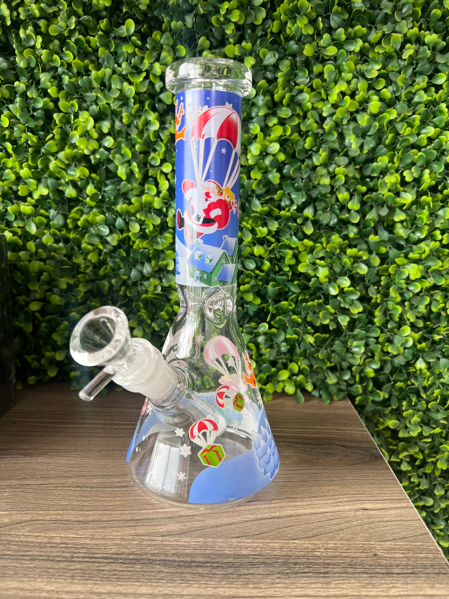 10" XMAS DESIGN BEAKER W/P CC