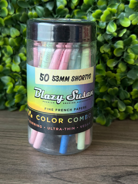 BLAZY SUSAN RAINBOW CONES 53MM SHORTY 50PCS