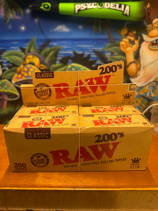 RAW CLASSIC KING SIZE SLIM 200 (40 PCS)