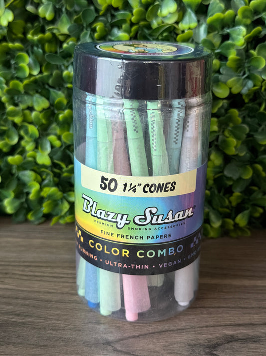 BLAZY SUSAN RAINBOW CONES 11/4 50PCS
