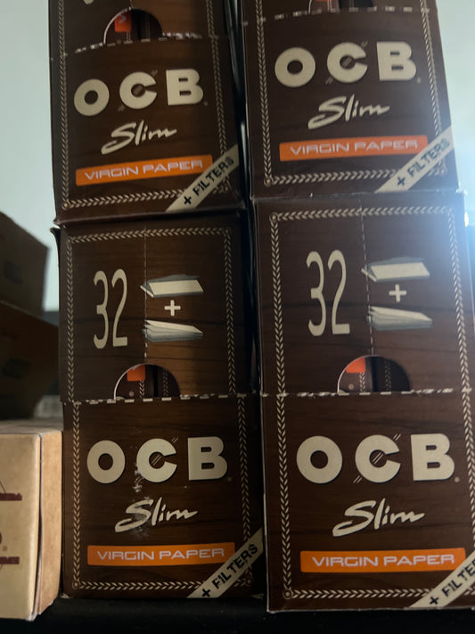OCB SLIM VIRGIN+FILTROS(32PCS)