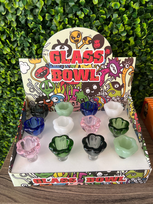14MM GLASS BOLW FLOWER