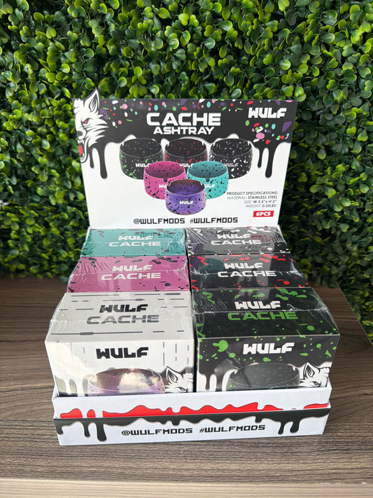 Wulf Cache Ash Tray 6pk Display