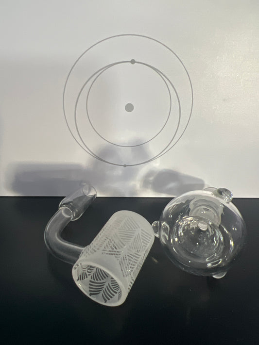 14MM BOWL STRAIGHT HANDLE CLEAR