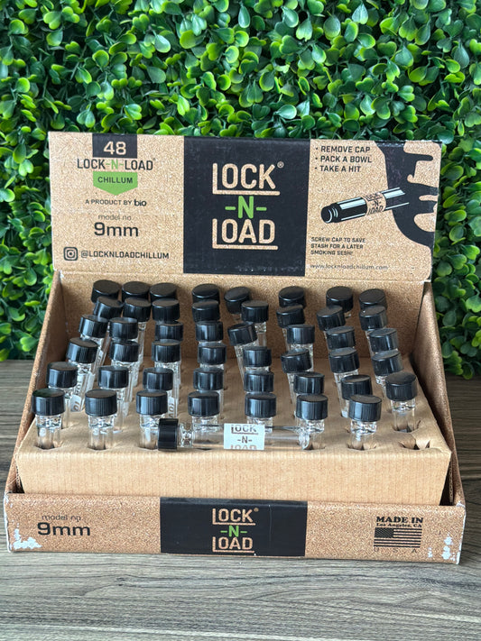 LOCK N LOAD 9MM CHILLUM 48PK