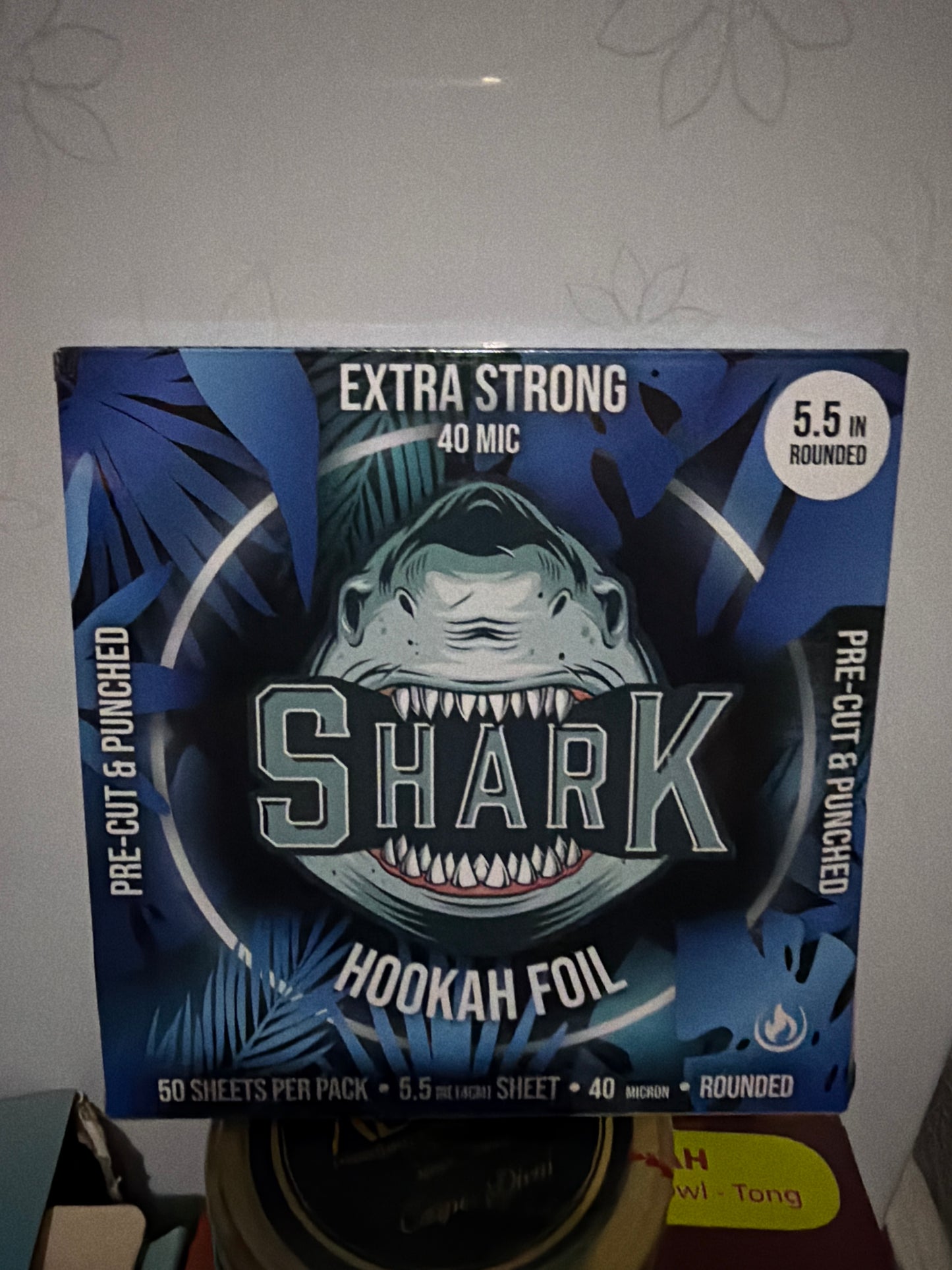 Cyril Aluminium Foil Shark Pre-cut & Punched - 40micr - Rounded - 5.5in