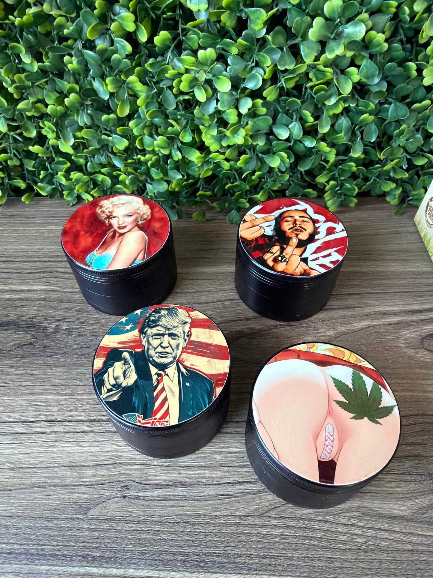 Premium Zinc 63mm Grinders With UV Printing