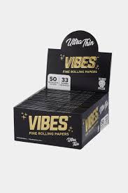 VIBES PAPELES BOX - 1.25" ULTRA THIN NEGROS