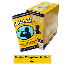 BUGLER TOBACCO GOLD POUCHES (6 PCS)
