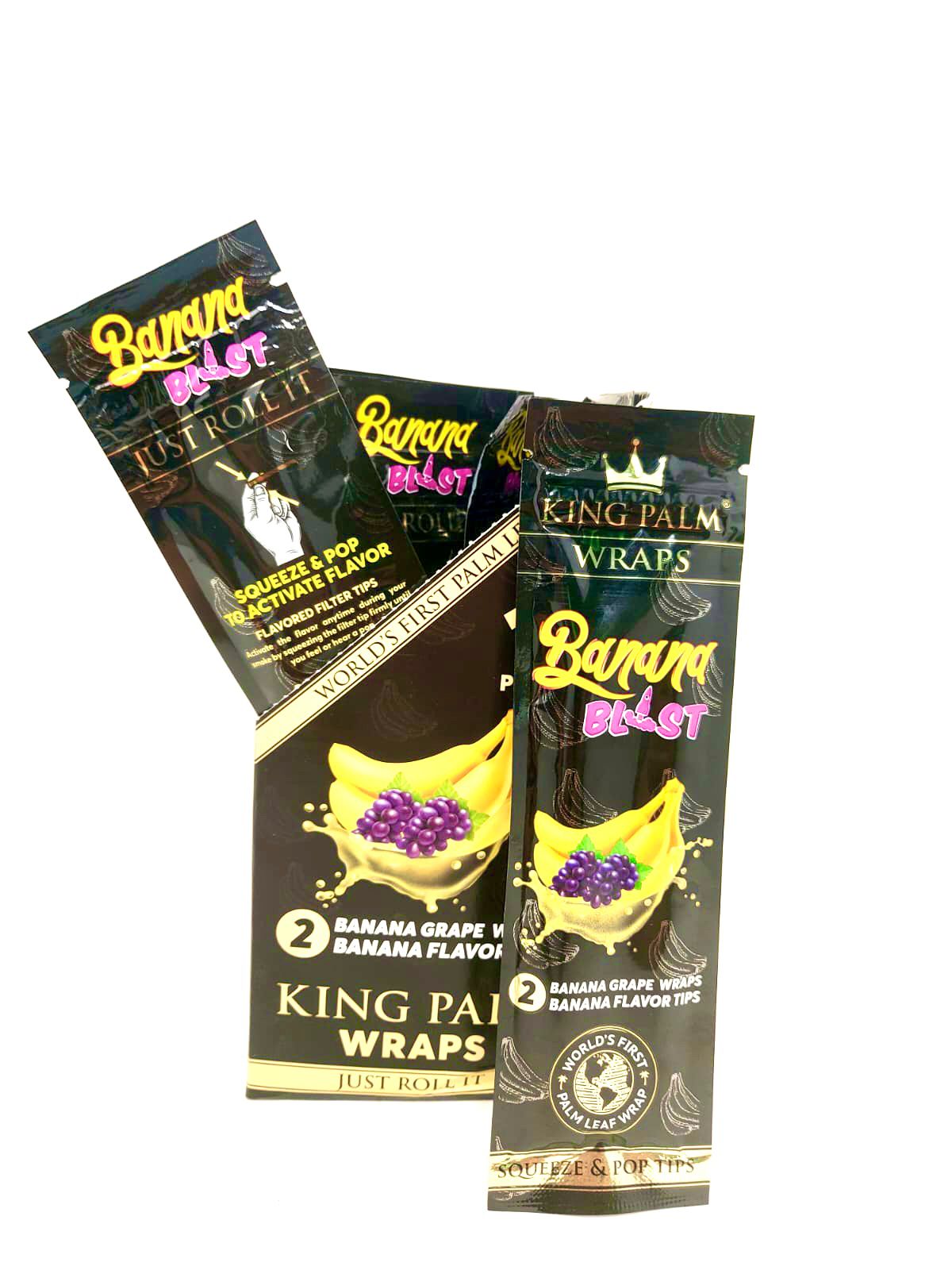 KING PALM BANANA - GRAPE XL WRAPS