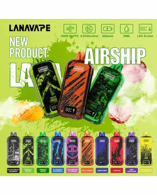 LANAVAPE AIRSHIP 10K TODOS LOS SABORES