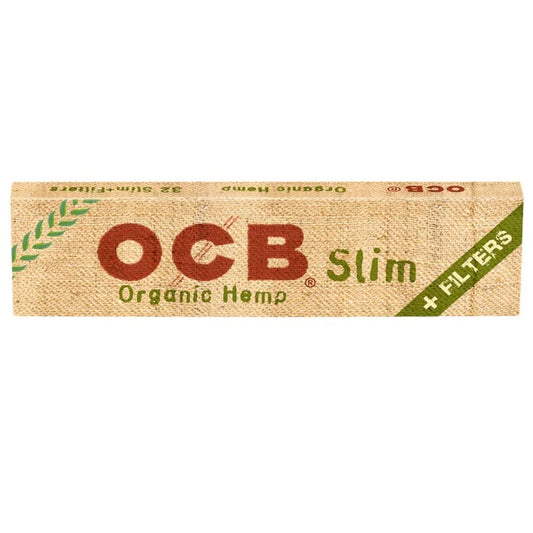 OCB SLIM ORGANIC + FILTROS SLIM (32 PCS)
