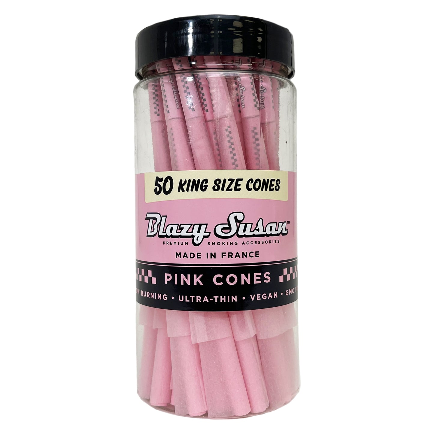 BLAZY SUSAN PINK CONES  KING SIZE 50