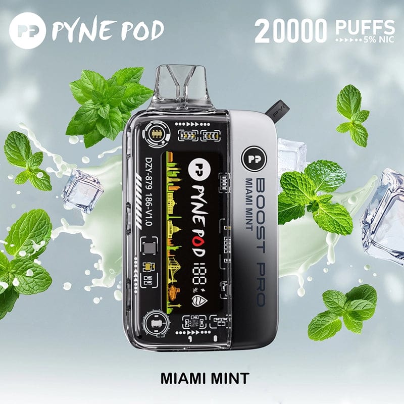 PYNE POD BOOST PRO 20000 PUFF MIAMI MINT
