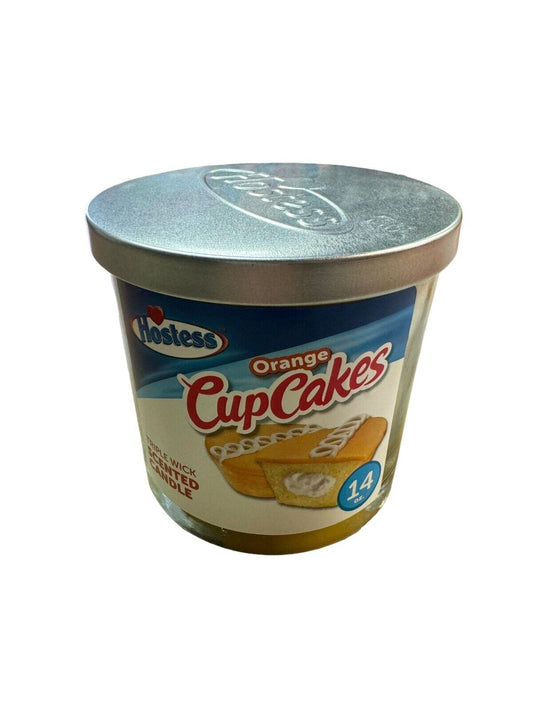 SCENTED CANDLE ORANGE CUP CAKE