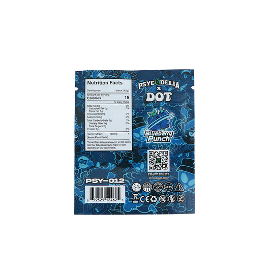 PSYCODELIA HHC GUMMIE 100MG BLUEBERRY PSY-012