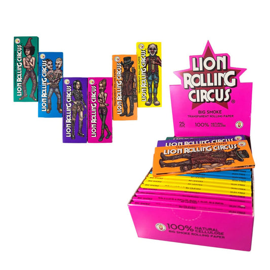 LION ROLLING CIRCUS BIG SMOKE TRANSPARENT ROLLING PAPER